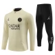 Paris Saint Germain Verryttelypuku 2023-24 - 1-4 Zip Keltainen
