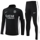 Paris Saint Germain Verryttelypuku 2023-24 - 1-4 Zip Musta