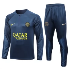 Paris Saint Germain Verryttelypuku 2023-24 - 1-4 Zip Sininen