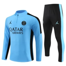 Paris Saint Germain Verryttelypuku 2023-24 - 1-4 Zip Sininen