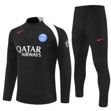 Paris Saint Germain Verryttelypuku 2025-26 - 1-4 Zip Musta