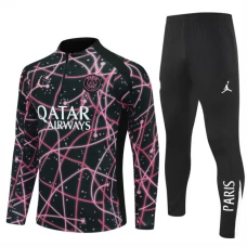 Paris Saint Germain Verryttelypuku 2025-26 - 1-4 Zip Musta