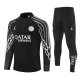 Paris Saint Germain Verryttelypuku 2025-26 - 1-4 Zip Musta Champions League