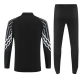 Paris Saint Germain Verryttelypuku 2025-26 - 1-4 Zip Musta Champions League