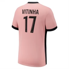 Paris Saint Germain Vitinha 17 Kolmas Pelipaita 2024-25 Jalkapallo Pelipaidat Peliasut