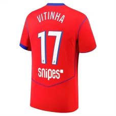 Paris Saint Germain Vitinha 17 Kolmas Pelipaita 2025-26 Jalkapallo Pelipaidat Peliasut