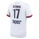 Paris Saint Germain Vitinha 17 Vieraspelipaita 2025-26 Jalkapallo Pelipaidat Peliasut