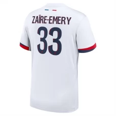 Paris Saint Germain Zaïre-Emery 33 Vieraspelipaita 2024-25 Jalkapallo Pelipaidat Peliasut