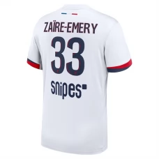 Paris Saint Germain Zaïre-Emery 33 Vieraspelipaita 2025-26 Jalkapallo Pelipaidat Peliasut