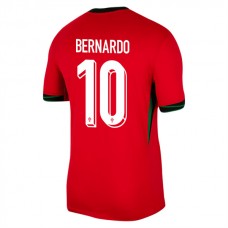 Portugali Bernardo 10 Kotipelipaita EM 2024 Jalkapallo Pelipaidat Peliasut