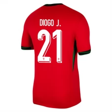 Portugali Diogo J. 21 Kotipelipaita EM 2024 Jalkapallo Pelipaidat Peliasut