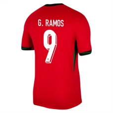 Portugali G.Ramos 9 Kotipelipaita EM 2024 Jalkapallo Pelipaidat Peliasut
