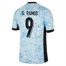Portugali G.Ramos 9 Vieraspelipaita EM 2024 Jalkapallo Pelipaidat Peliasut