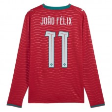 Portugali João Félix 11 MM Kotipaita 2026 Pelipaita Long Sleeve