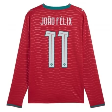 Portugali João Félix 11 MM Kotipaita 2026 Pelipaita Long Sleeve