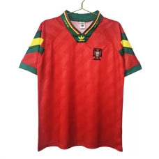 Portugali Kotipelipaita Retro 1992-94 Jalkapallo Pelipaidat Peliasut