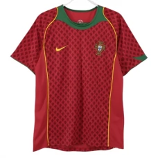 Portugali Kotipelipaita Retro 2004 Jalkapallo Pelipaidat Peliasut