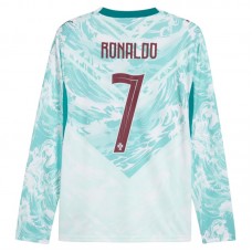 Portugali Ronaldo 7 MM Vieraspaita 2026 Pelipaita Long Sleeve