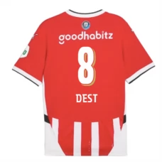 PSV Eindhoven Dest 8 Kotipelipaita 2024-25 Jalkapallo Pelipaidat Peliasut