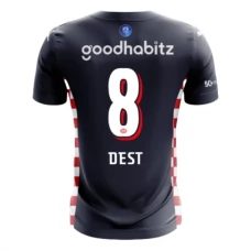 PSV Eindhoven Dest 8 Vieraspelipaita 2025-26 Jalkapallo Pelipaidat Peliasut
