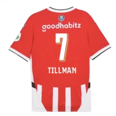 PSV Eindhoven Tillman 7 Kotipelipaita 2024-25 Jalkapallo Pelipaidat Peliasut