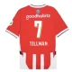 PSV Eindhoven Tillman 7 Kotipelipaita 2024-25 Jalkapallo Pelipaidat Peliasut