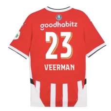 PSV Eindhoven Veerman 23 Kotipelipaita 2024-25 Jalkapallo Pelipaidat Peliasut