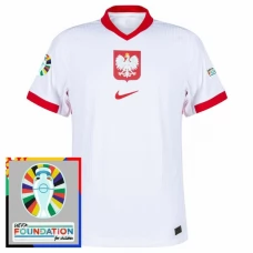Puola Kotipelipaita EM 2024 Jalkapallo Pelipaidat Peliasut Patch