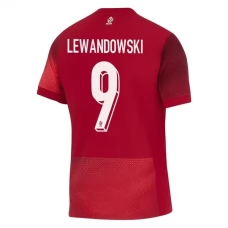Puola Lewandowski 9 Vieraspelipaita EM 2024 Jalkapallo Pelipaidat Peliasut