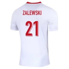 Puola Zalewski 21 Kotipelipaita EM 2024 Jalkapallo Pelipaidat Peliasut