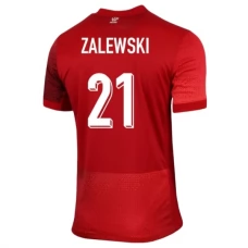 Puola Zalewski 21 Vieraspelipaita EM 2024 Jalkapallo Pelipaidat Peliasut