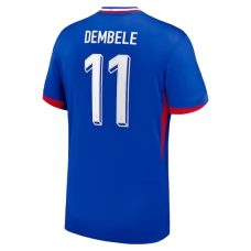Ranska Dembele 11 Kotipelipaita EM 2024 Jalkapallo Pelipaidat Peliasut