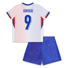 Ranska Giroud 9 Lasten Vieraspelipaita EM 2024 Jalkapallo Pelipaidat Peliasut