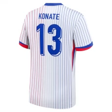 Ranska Konate 13 Vieraspelipaita EM 2024 Jalkapallo Pelipaidat Peliasut