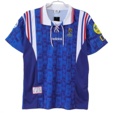Ranska Kotipelipaita Retro 1996 Jalkapallo Pelipaidat Peliasut