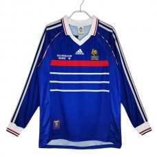 Ranska Kotipelipaita Retro 1998 Jalkapallo Pelipaidat Peliasut(L/S)