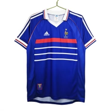 Ranska Kotipelipaita Retro Regular Version 1998 Jalkapallo Pelipaidat Peliasut