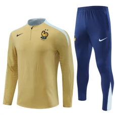 Ranska Lasten Verryttelypuku 2024-25 - 1-4 Zip Gold