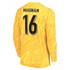 Ranska Maignan 16 Maalivahdin Kotipelipaita EM 2024 Jalkapallo Pelipaidat Peliasut(L/S)