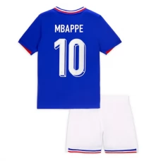 Ranska Mbappé 10 Lasten Kotipelipaita EM 2024 Jalkapallo Pelipaidat Peliasut