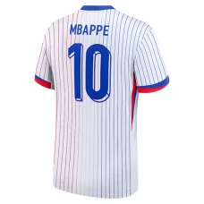 Ranska Mbappé 10 Vieraspelipaita EM 2024 Jalkapallo Pelipaidat Peliasut