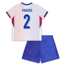 Ranska Pavard 2 Lasten Vieraspelipaita EM 2024 Jalkapallo Pelipaidat Peliasut