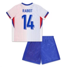 Ranska Rabiot 14 Lasten Vieraspelipaita EM 2024 Jalkapallo Pelipaidat Peliasut