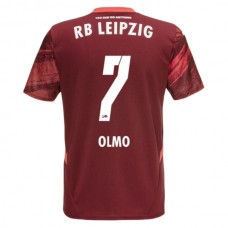RB Leipzig Olmo 7 Vieraspelipaita 2024-25 Jalkapallo Pelipaidat Peliasut