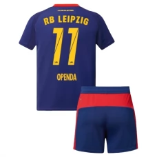 RB Leipzig Openda 11 Lasten Vieraspelipaita 2025-26 Jalkapallo Pelipaidat Peliasut