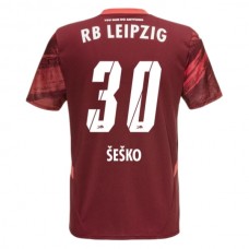 RB Leipzig Šeško 30 Vieraspelipaita 2024-25 Jalkapallo Pelipaidat Peliasut