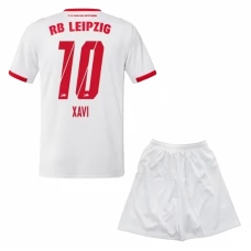 RB Leipzig Xavi 10 Lasten Kotipelipaita 2025-26 Jalkapallo Pelipaidat Peliasut