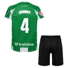 Real Betis Balompié Johnny 4 Lasten Kotipelipaita 2025-26 Jalkapallo Pelipaidat Peliasut