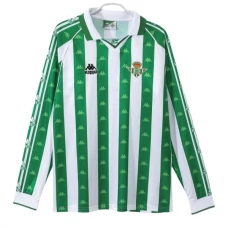 Real Betis Balompié Kotipelipaita Retro 1995-97 Jalkapallo Pelipaidat Peliasut(L/S)