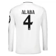 Real Madrid CF Alaba 4 Kotipelipaita 2024-25 Jalkapallo Pelipaidat Peliasut(L/S)